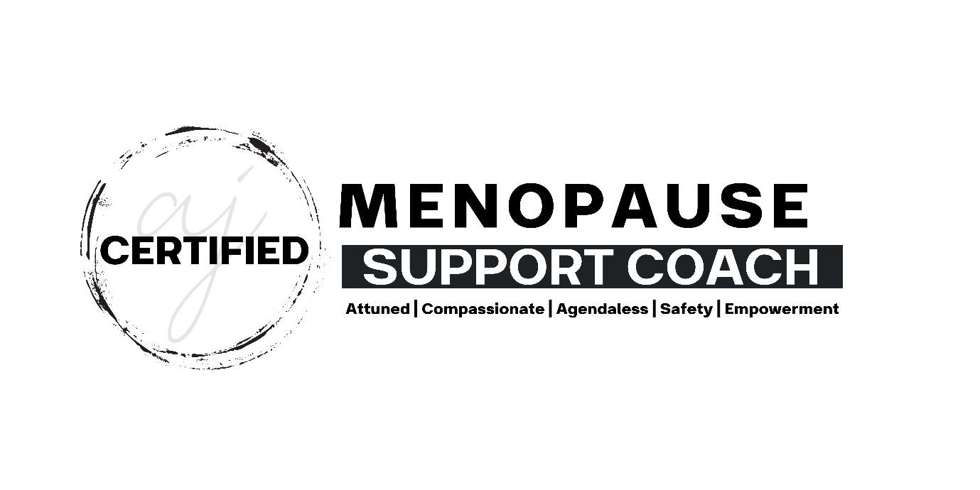 AJ Certified Menopause Support Coach badge